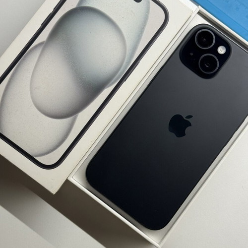 Apple iPhone 15 128GB black, Grade A condition