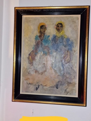 Doris painting used, 50x70 cm, by Michalis Papageorgiou
