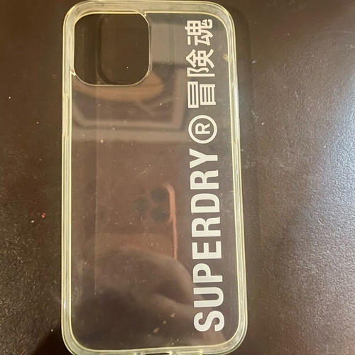 iPhone 12 Pro Max Superdry silicone case authentic like new