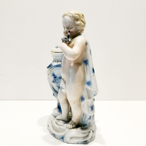 Johanson Roth Porcelain Cupid statue with amphora used