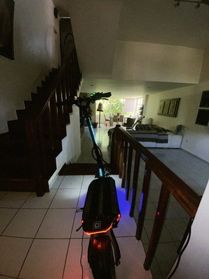 Dualtron Thunder 1 electric scooter used with dual motors and hydraulic brakes