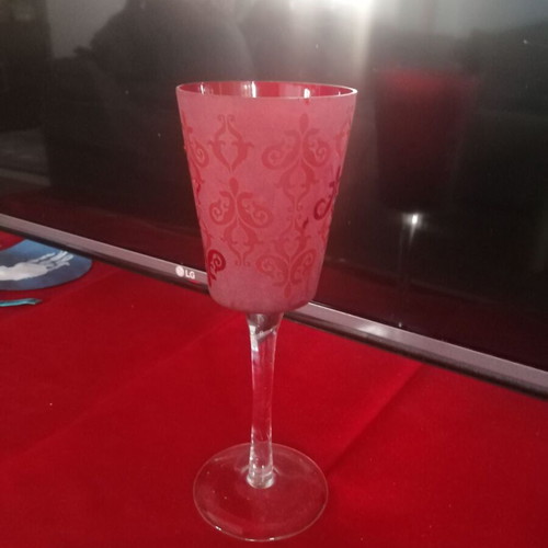 Decorative candle holder glass new