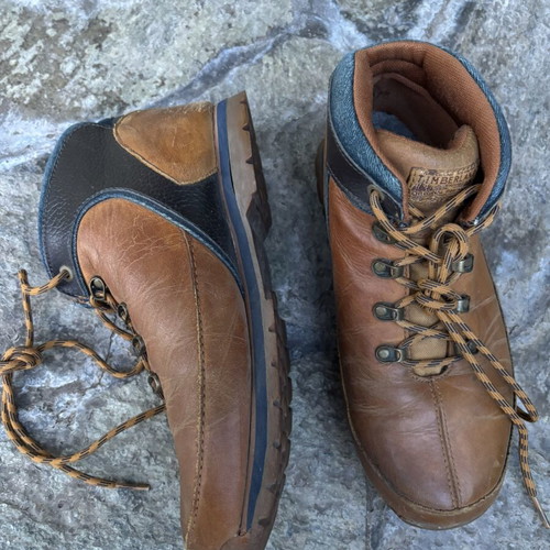 Timberland leather ankle boots like new, brown size 38