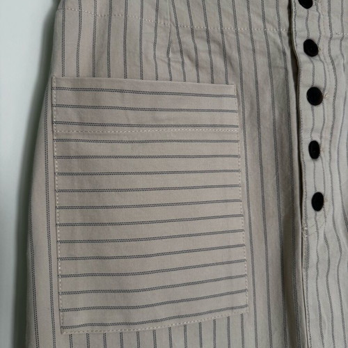 Zara midi φούστα με κουμπιά και πλαϊνά σκισίματα size M σαν καινούργιο, μπεζ