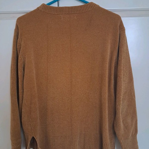 Acrylic women's sweater mustard B.young Large-Xlarge like new
