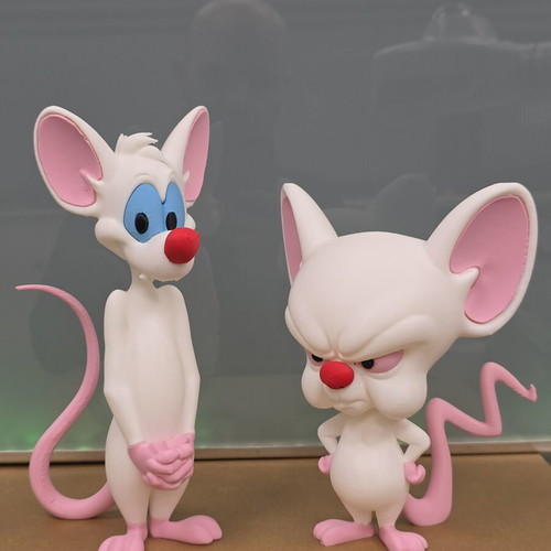 Pinky and the Brain figures new, 24 cm and 20 cm height