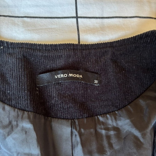 Vero Moda Black Velvet Vest Like New, Size M 38