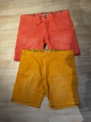 Tony Moro men's shorts used, size XL, pink and yellow, pack of two