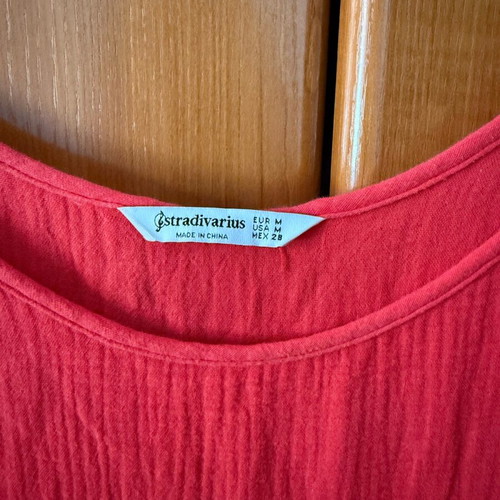 Stradivarious Long Dress Red Like New Size M