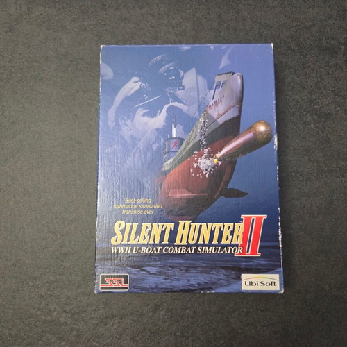 Silent Hunter II PC game used, small box, English manual
