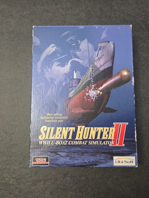 Silent Hunter II PC παιχνίδι μεταχειρισμένο, μικρό κουτί, αγγλικό manual