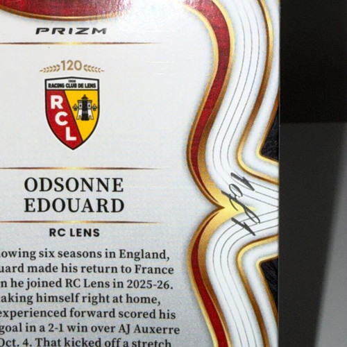 Odsonne Edouard 1 of 1 Panini Select Ligue 1 2025-26 card