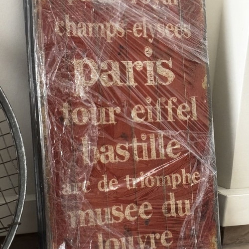 Wooden Paris Frame 60x90 like new, modern