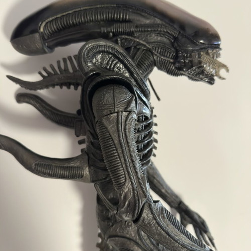 Alien figure refurbished, 80cm length with tail, 50cm height