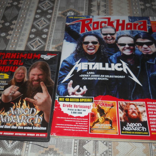 Rock Hard October 2009 German metal magazine with DVD used