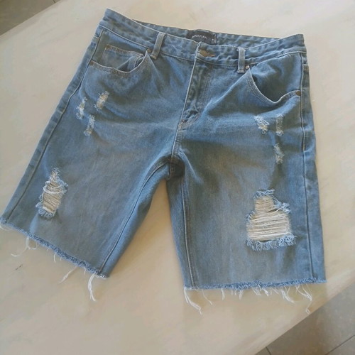 Minkpink Bermuda jeans size M like new, blue