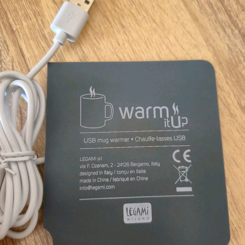 USB Mug Warmer Legami Booklover Like New