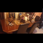 Dining set with 6 chairs like new