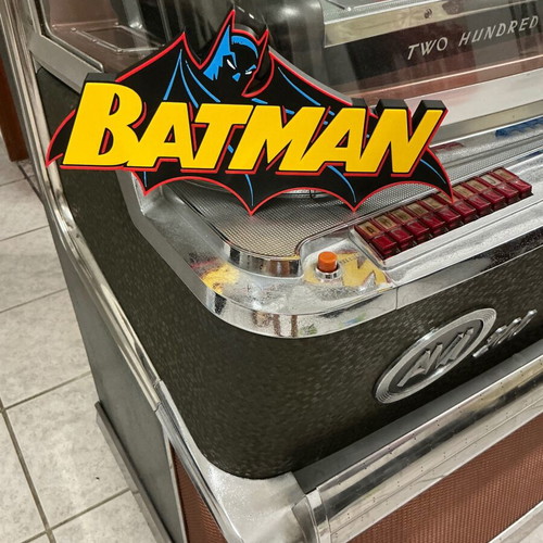 Batman comic logo decorative new, PLA material