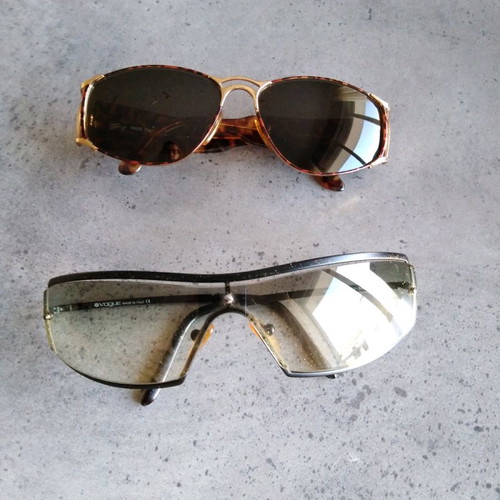 Branded sunglasses used