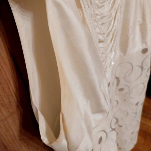 Vitsio silk dress with embroidered beads, size M