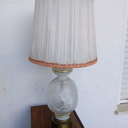Mai portable lamp with old scenes like new