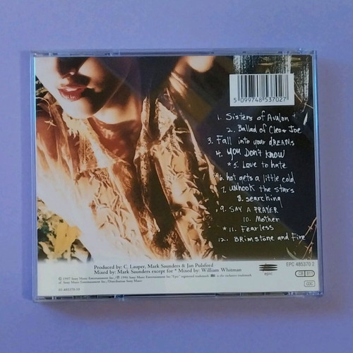 Cindy Lauper Sisters of Avalon CD like new, pop dance