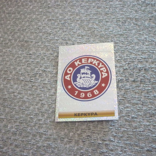 AO Kerkyra Panini Superleague Football 2012 sticker new