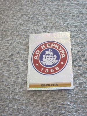 AO Kerkyra Panini Superleague Football 2012 sticker new