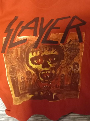 Slayer Seasons in the Abyss t-shirt, Fruit of the Loom, red, size L
