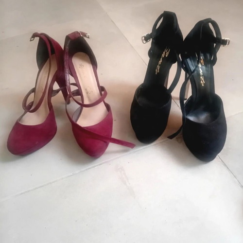 Sante suede pumps size 37 used, 1+1 gift set