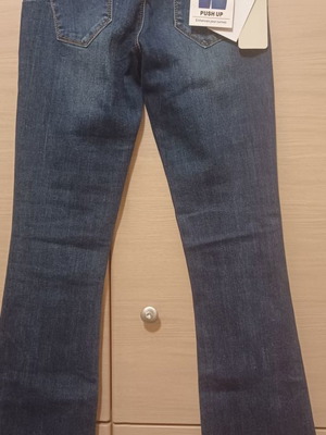 Jeans elastic bell-bottom new medium push up