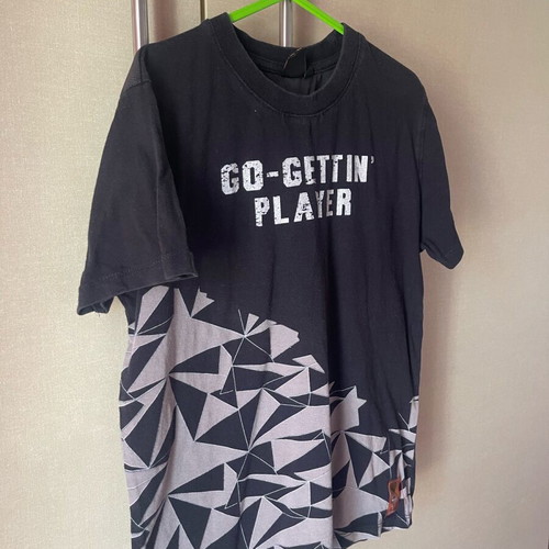 Children's t-shirt used for 7 years old, black, size 122 cm