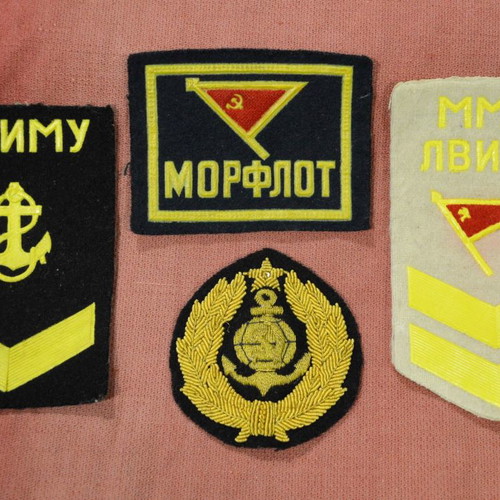 Russian Navy insignia used, former USSR, communist era