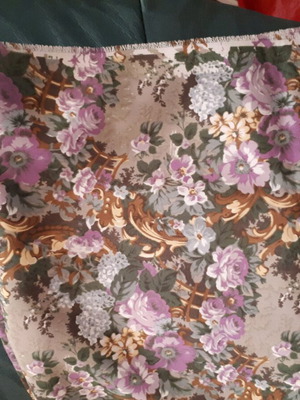 Vintage fabric piece for clothing, approx. 1.15 x 3.30 meters, polyester