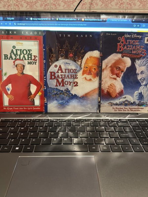 The Santa Clause DVD used, set 1-3 with Greek subtitles