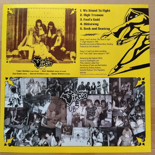 Virtue We Stand To Fight 12'' vinyl new, metal