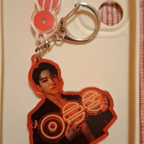 Jungkook keychain from BTS new, black and red