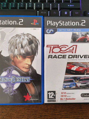 PS2 games Swords of Destiny and Toca Race Driver 2 like new