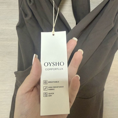 Oysho Comfortlux open back flared jumpsuit leggings, size S