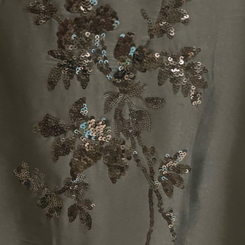 Zara shirt with sequins new, black, satin