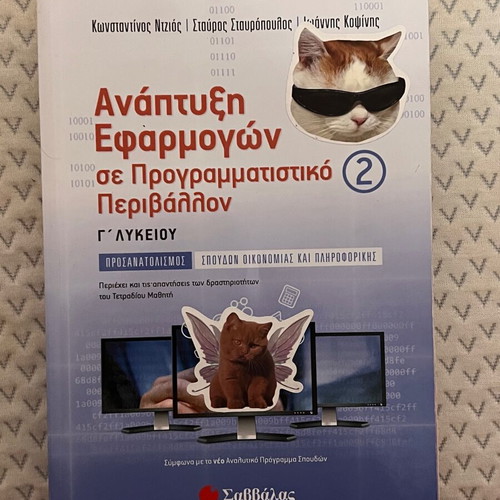 Development of Applications in Programming Environment Book like new, Greek