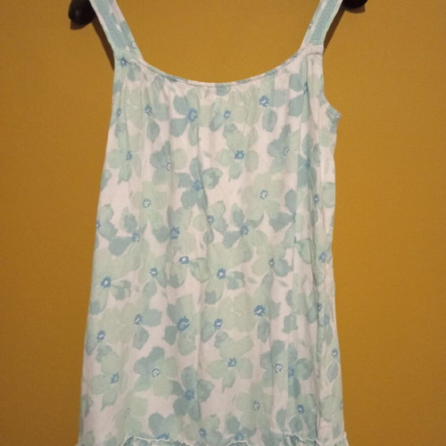 Marks & Spencer floral sleeveless blouse cotton size UK 10 like new