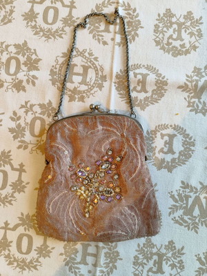 Vintage pink handbag accessory
