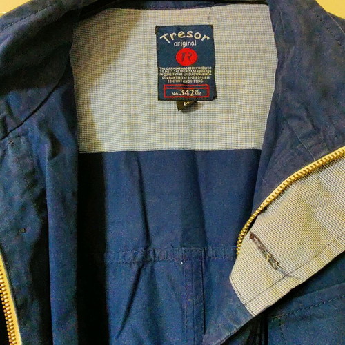 Tresor men's navy blue jacket like new
