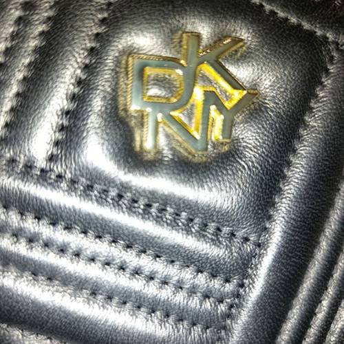 DKNY shoulder bag new, black leather with dust bag