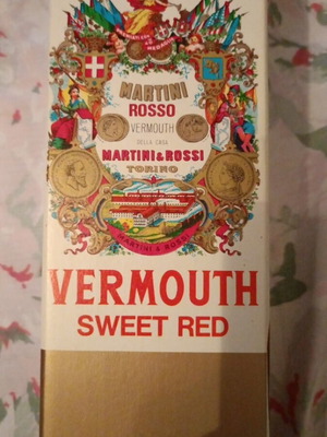 Martini Rosso Vermouth γλυκό κόκκινο, Martini & Rossi Torino, σφραγισμένο δεκαετίας 1970