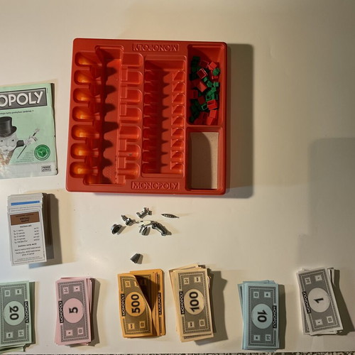 Monopoly Lithuanian edition used, box worn