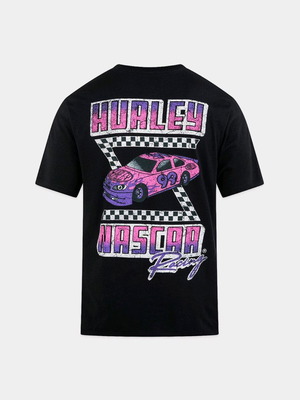 Hurley Nascar X Everyday Faster κοντομάνικο μπλουζάκι μαύρο καινούργιο, μέγεθος L
