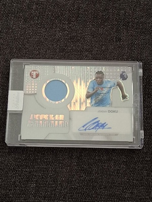 Jérémy Doku Topps Certified Autograph Relic Manchester City